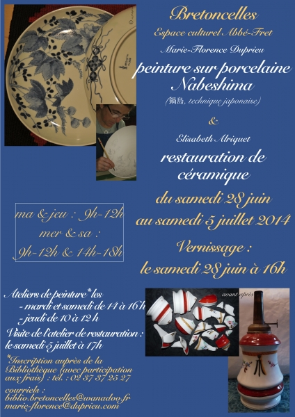 Affiche expo bretoncelles 2014